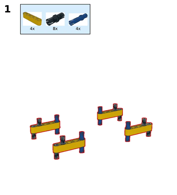 Wukong tank with two servos - step 1