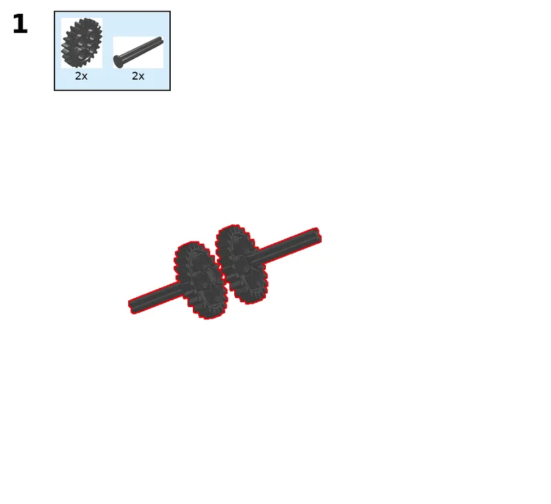 Following car - step 1