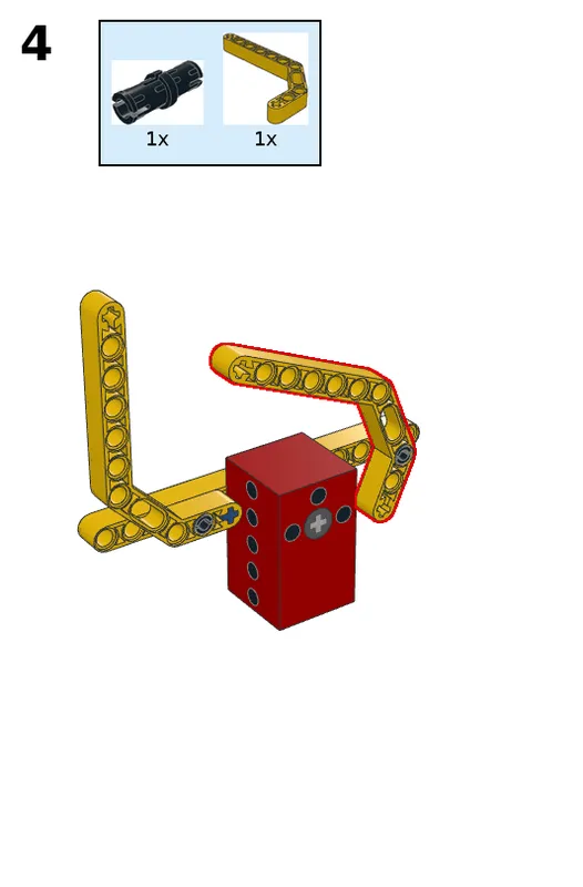 Walking robot - step 4