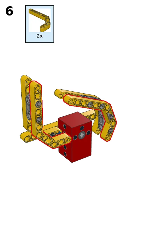 Walking robot - step 6