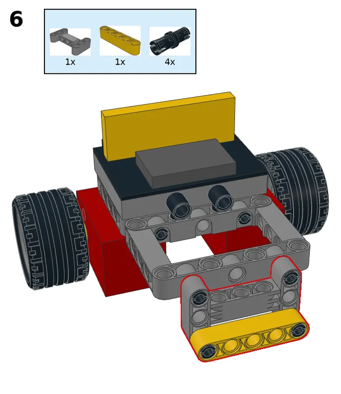 Obstacle-avoiding car - step 6