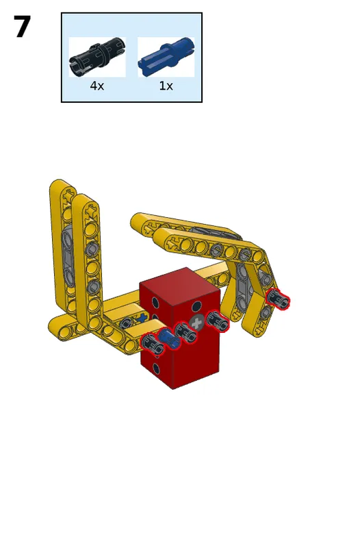Walking robot - step 7