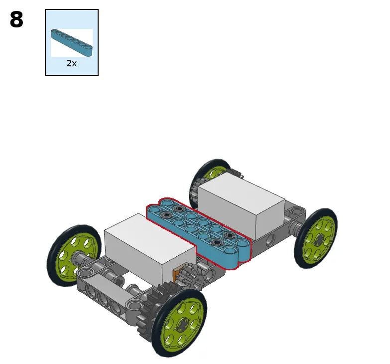 Mini car - step 8