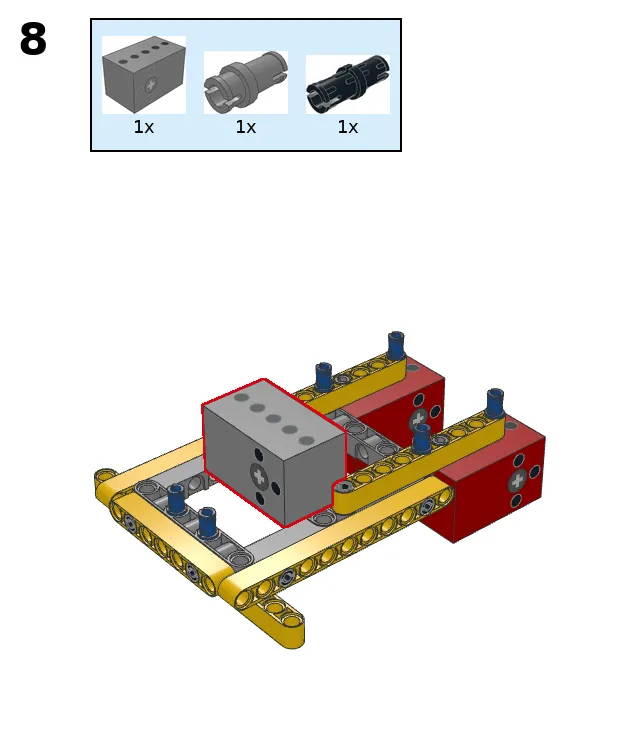 Steering car - step 8