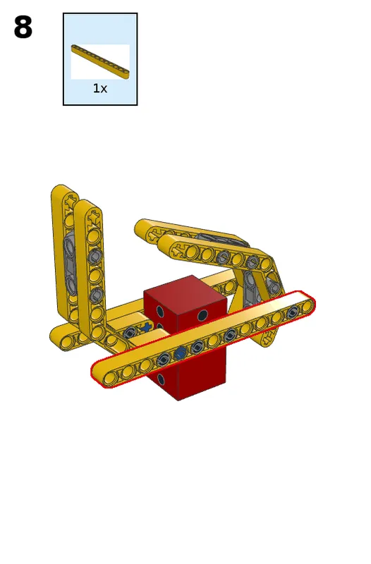 Walking robot - step 8