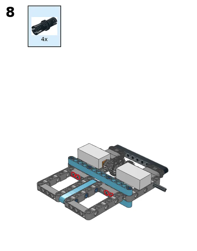 Hexapod robot - step 8
