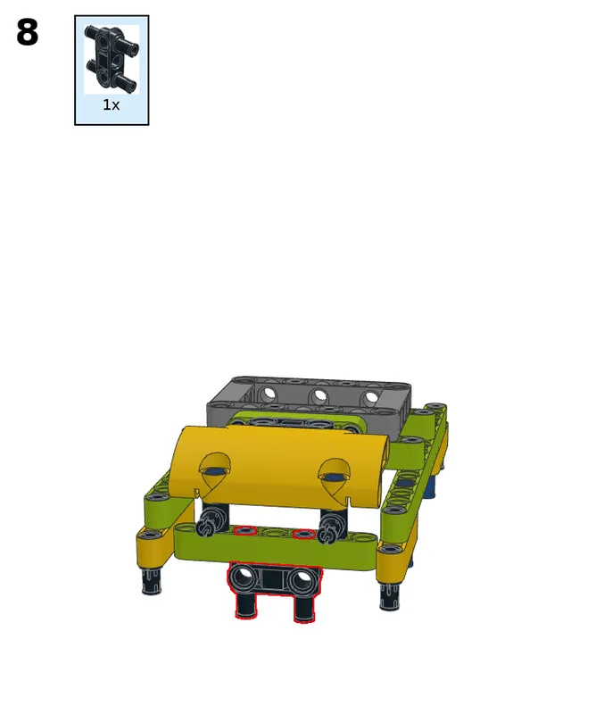Wukong tank with four servos - step 8