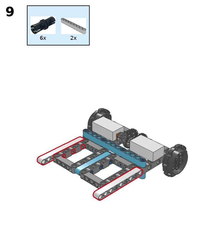 Caterpillar tripod - step 9