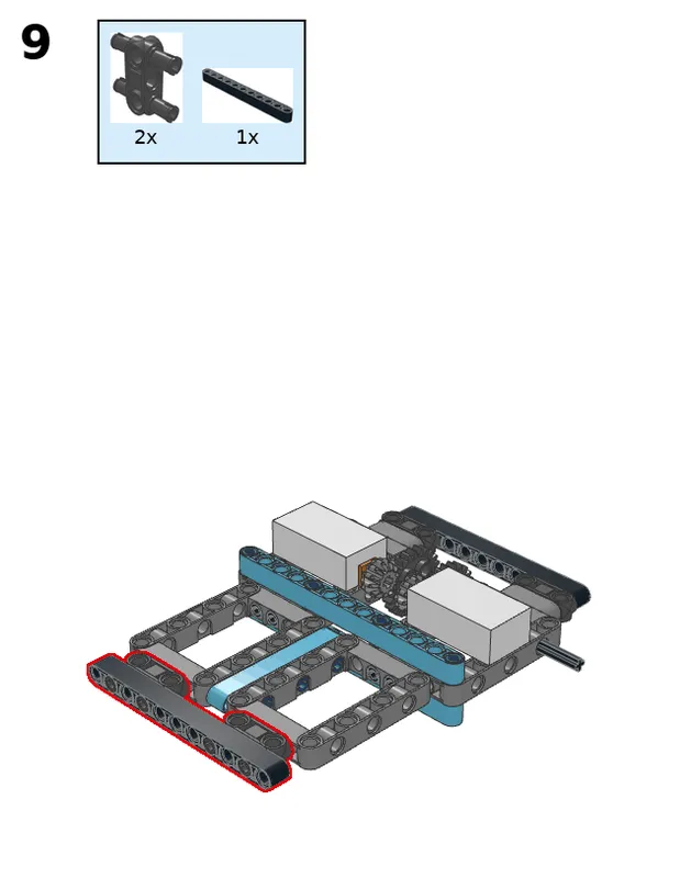 Hexapod robot - step 9