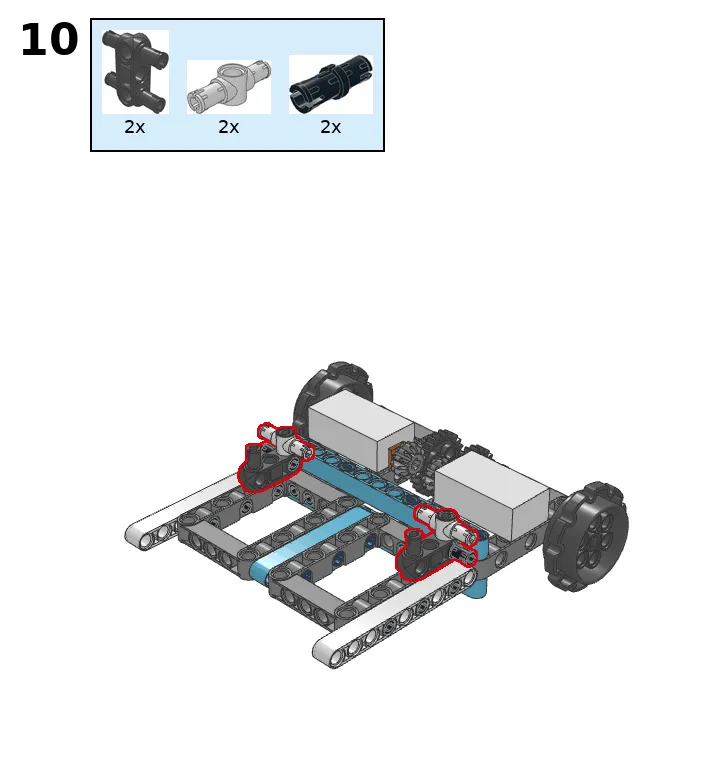 Caterpillar tripod - step 10