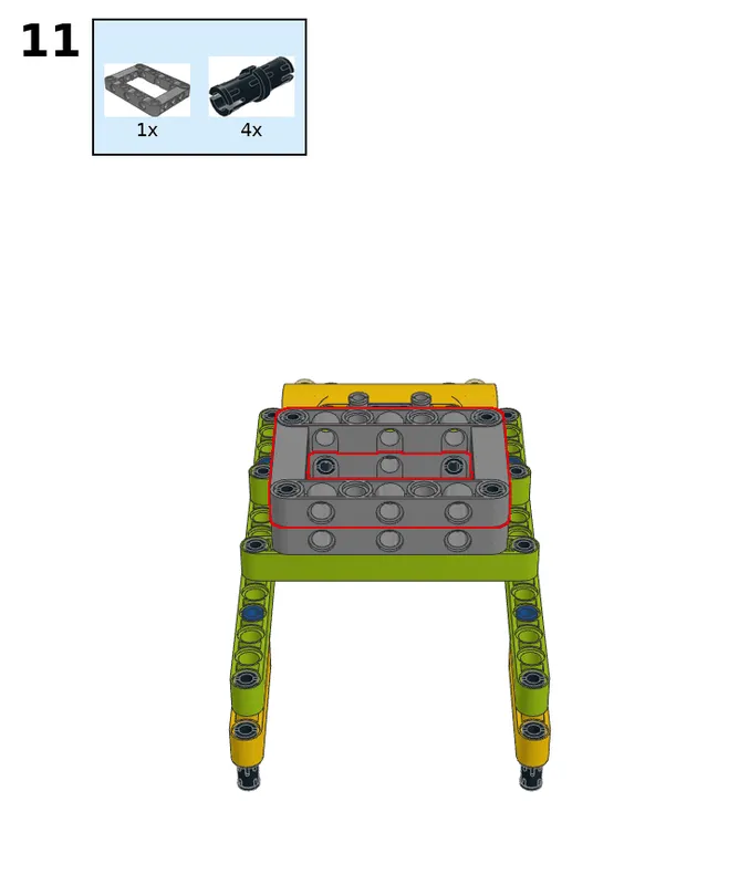 Wukong tank with four servos - step 11