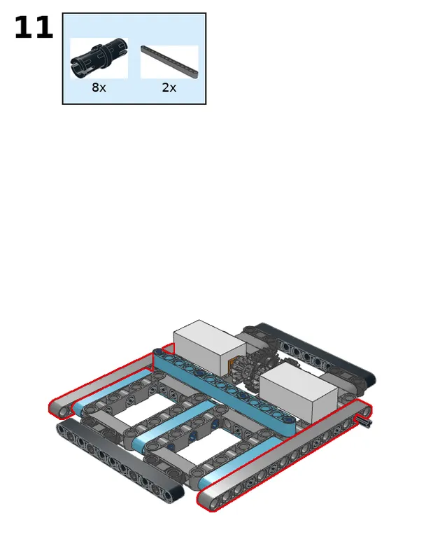 Hexapod robot - step 11
