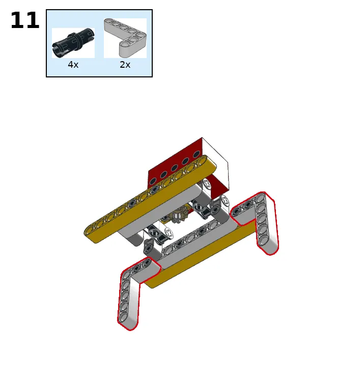 Spider walker - step 11