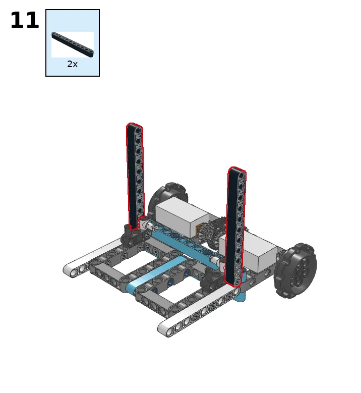 Caterpillar tripod - step 11