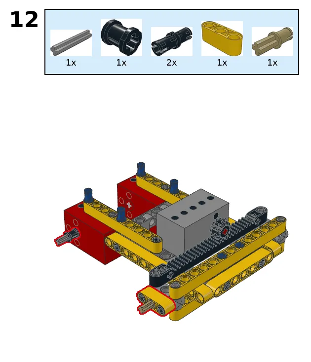 Steering car - step 12