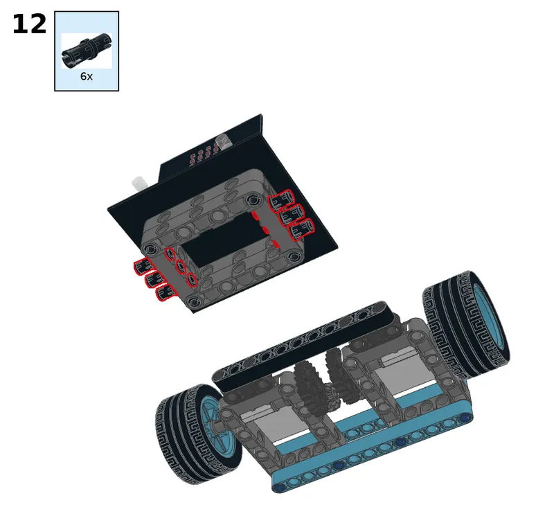 Following car - step 12