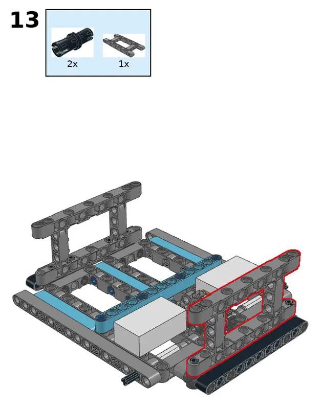 Hexapod robot - step 13