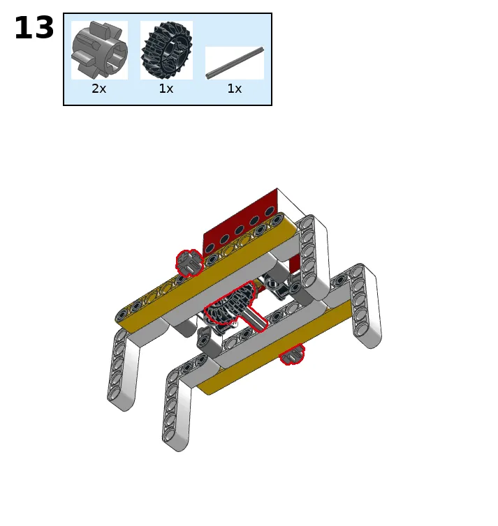 Spider walker - step 13