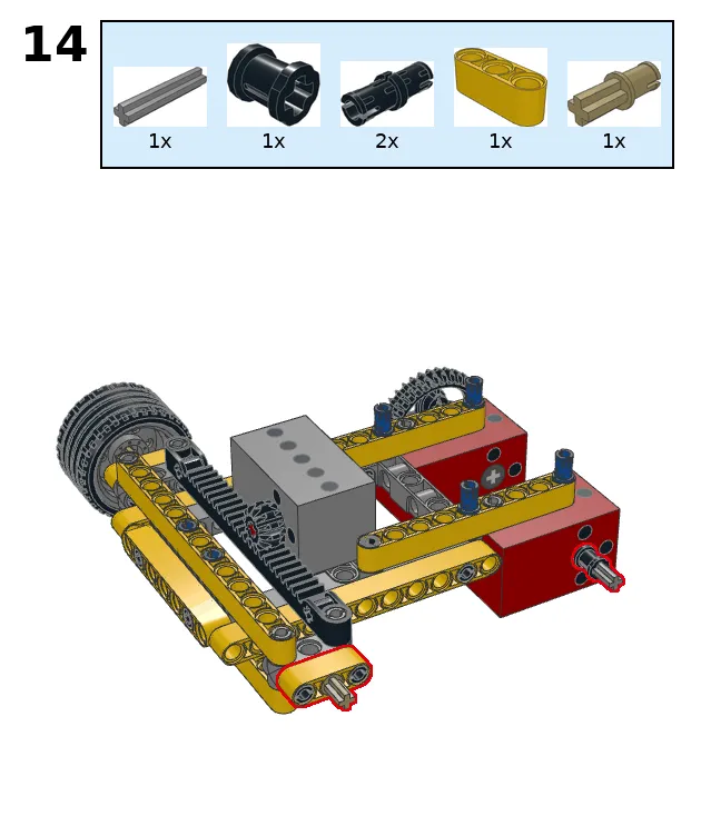 Steering car - step 14