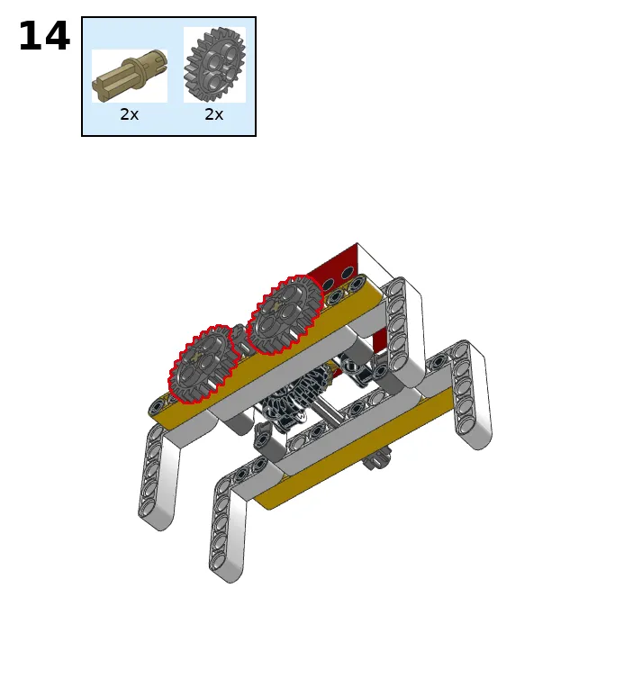 Spider walker - step 14
