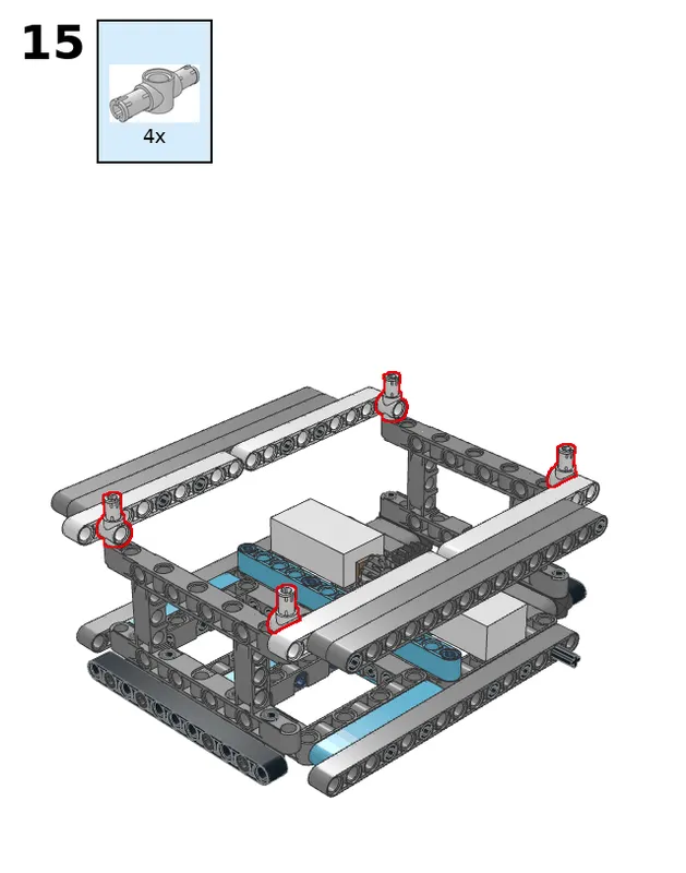 Hexapod robot - step 15