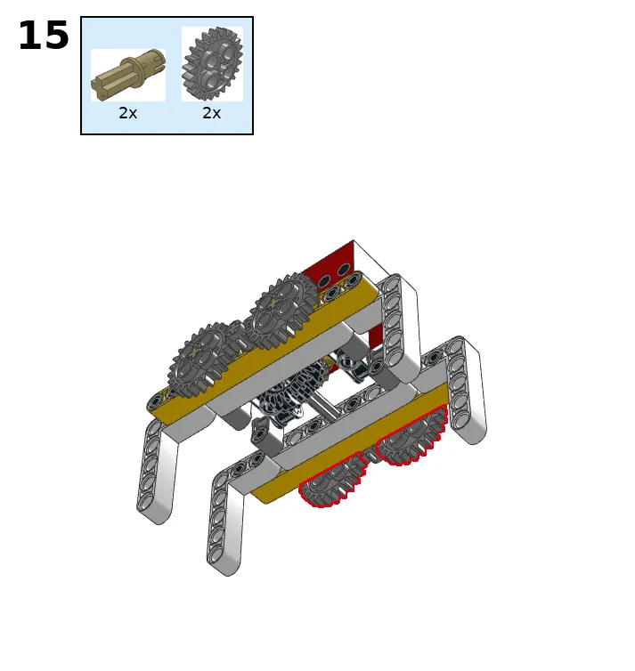 Spider walker - step 15