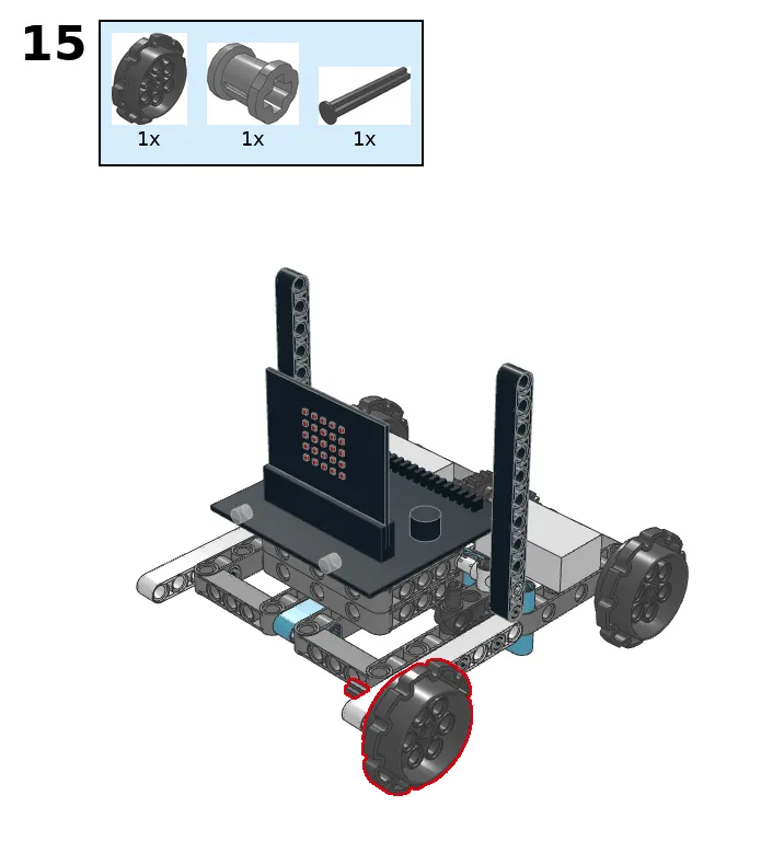 Caterpillar tripod - step 15
