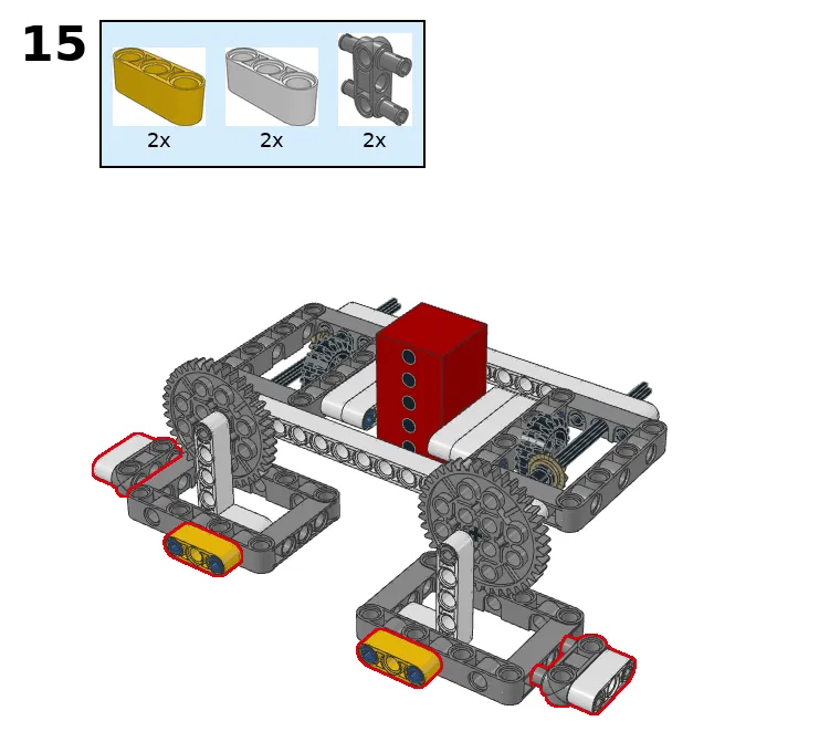 Robot dog - step 15
