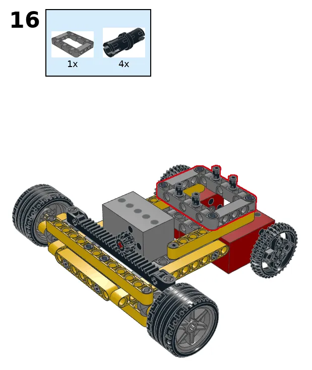 Steering car - step 16
