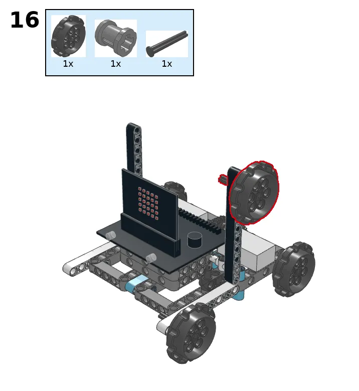 Caterpillar tripod - step 16
