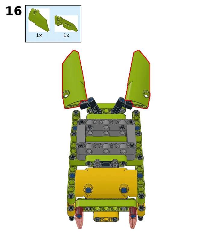 Wukong tank with four servos - step 16