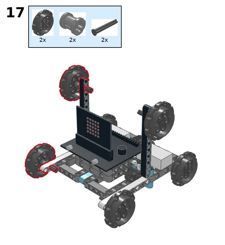 Caterpillar tripod - step 17
