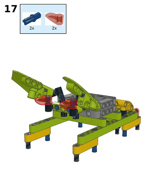 Wukong tank with four servos - step 17