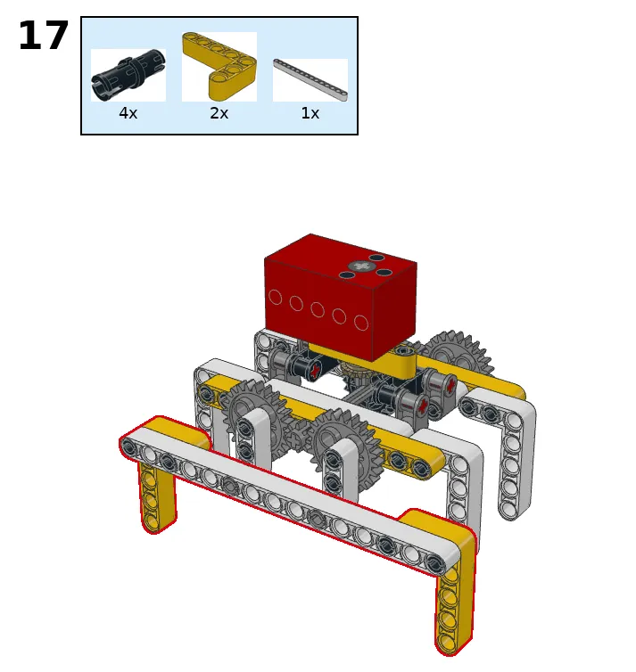 Spider walker - step 17