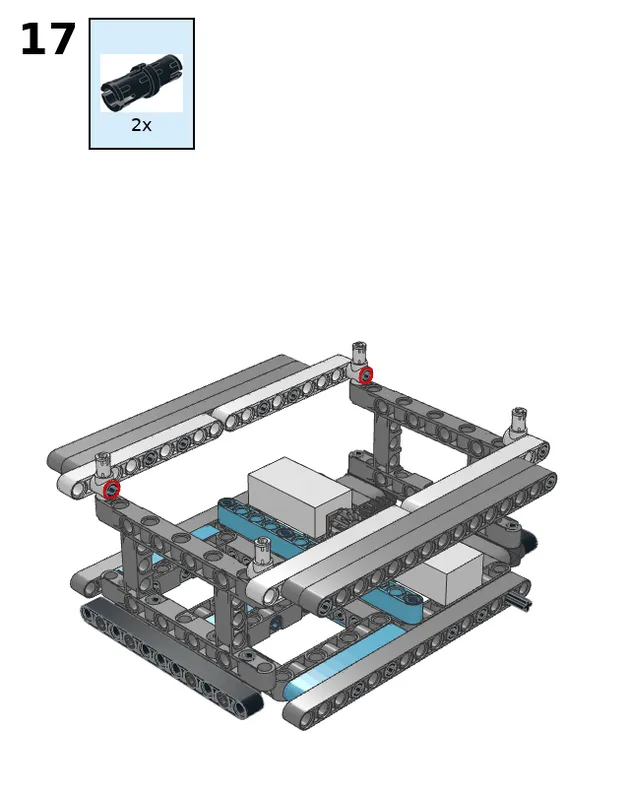Hexapod robot - step 17