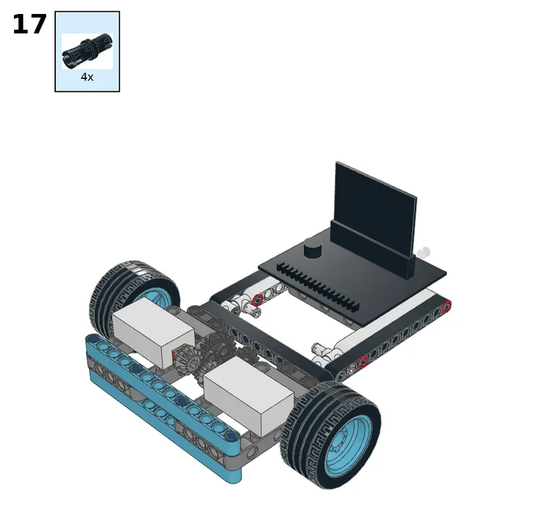 Following car - step 17