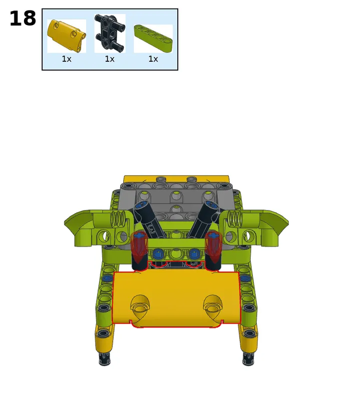 Wukong tank with four servos - step 18