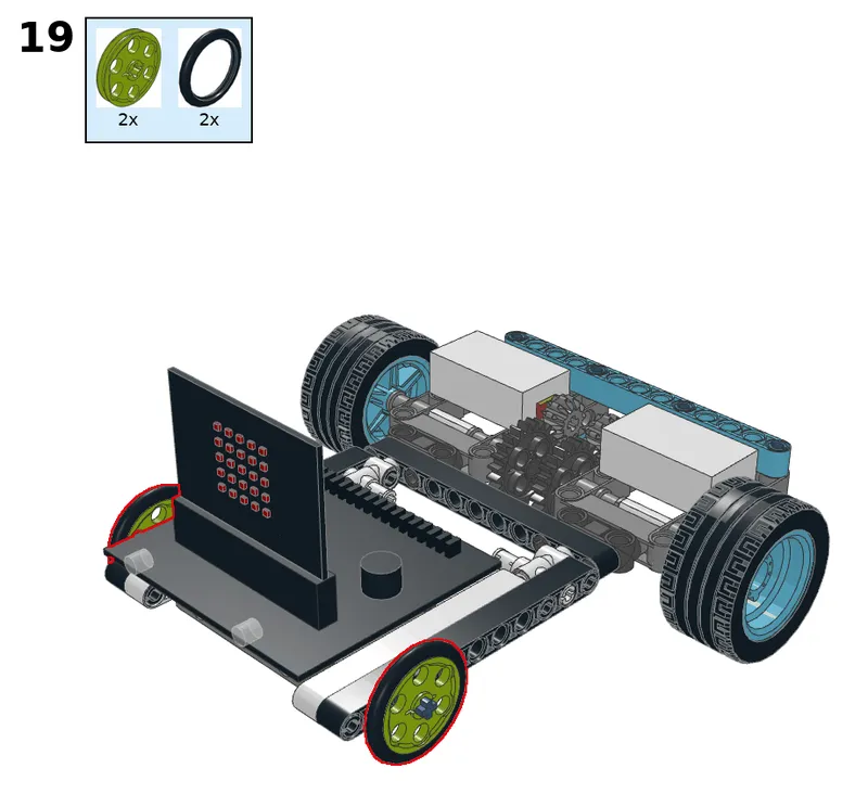 Following car - step 19
