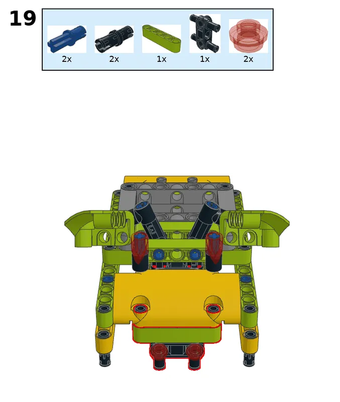 Wukong tank with four servos - step 19