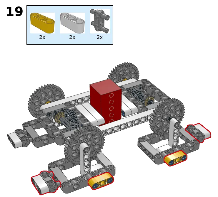 Robot dog - step 19