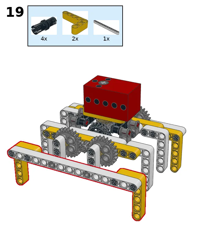 Spider walker - step 19
