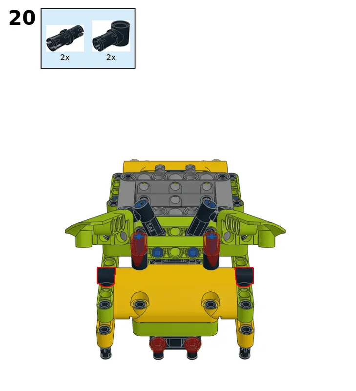 Wukong tank with two servos - step 20