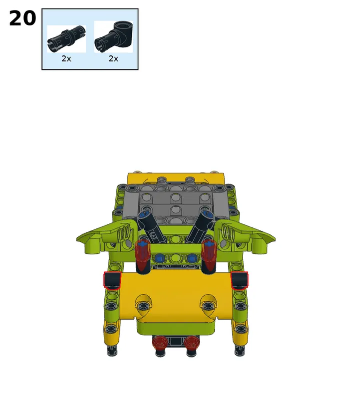 Wukong tank with four servos - step 20
