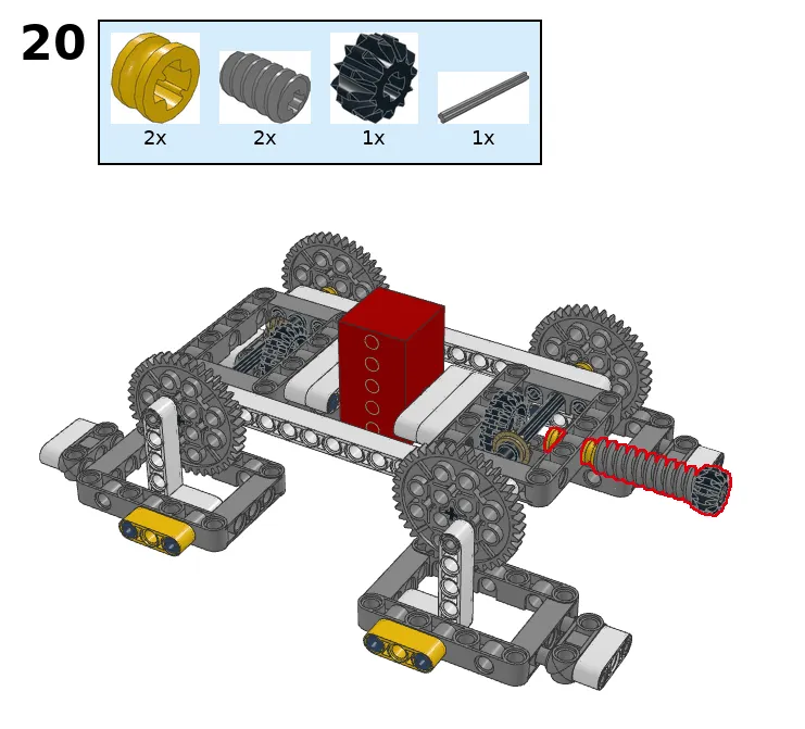 Robot dog - step 20