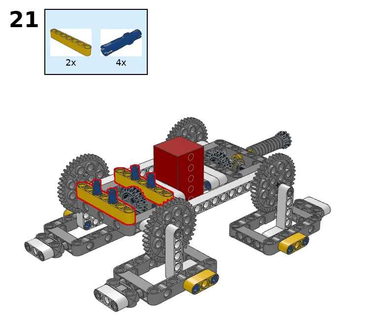 Robot dog - step 21