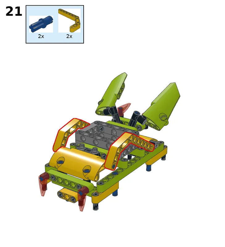 Wukong tank with two servos - step 21