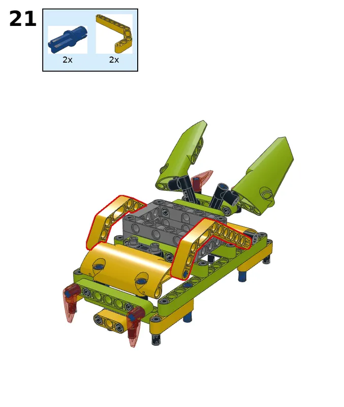 Wukong tank with four servos - step 21