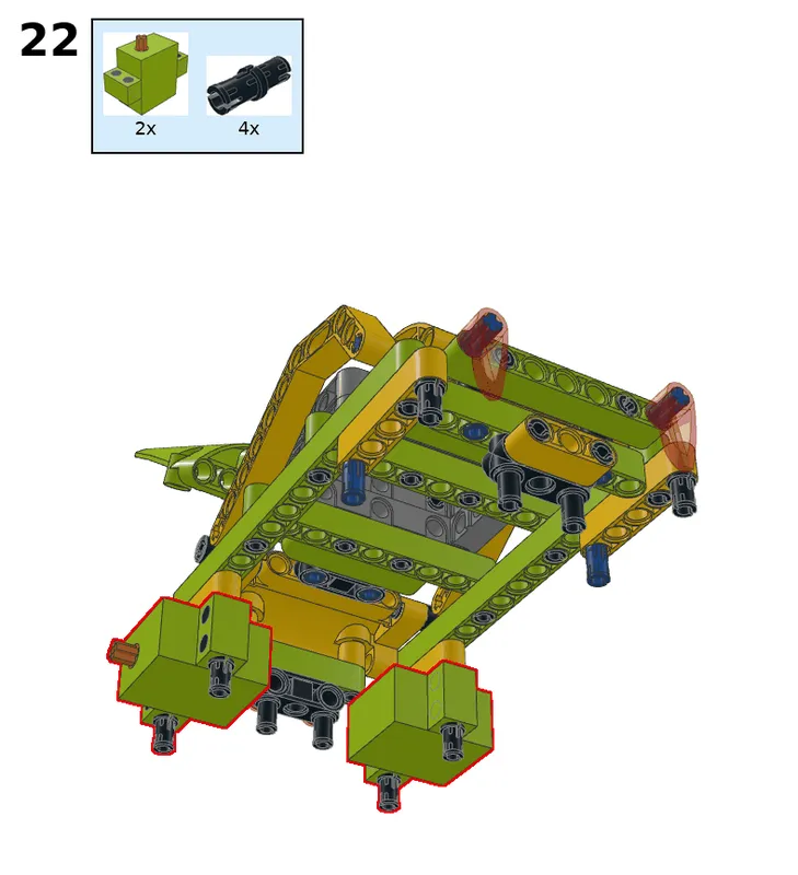 Wukong tank with two servos - step 22