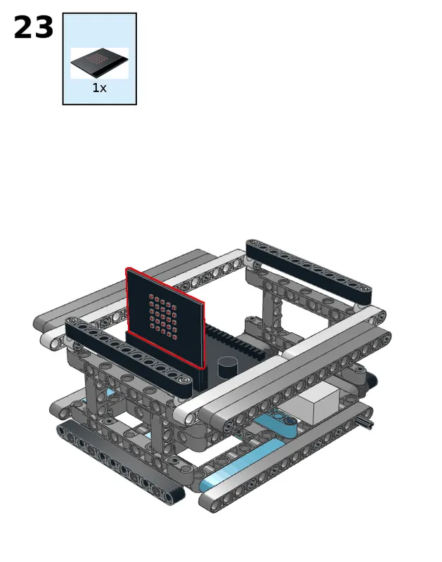 Hexapod robot - step 23