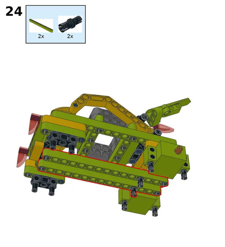 Wukong tank with two servos - step 24
